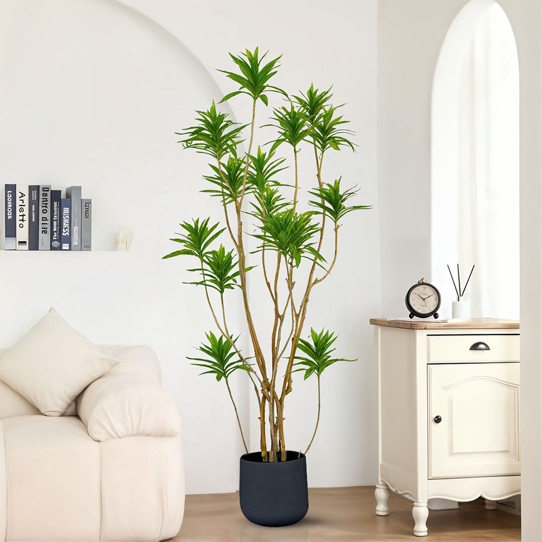 NNEAGS 170cm Lily Bamboo Plant Tree Living Room Artificial Plant Home Accent Decoration