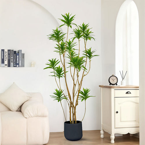 NNEAGS 170cm Lily Bamboo Plant Tree Living Room Artificial Plant Home Accent Decoration
