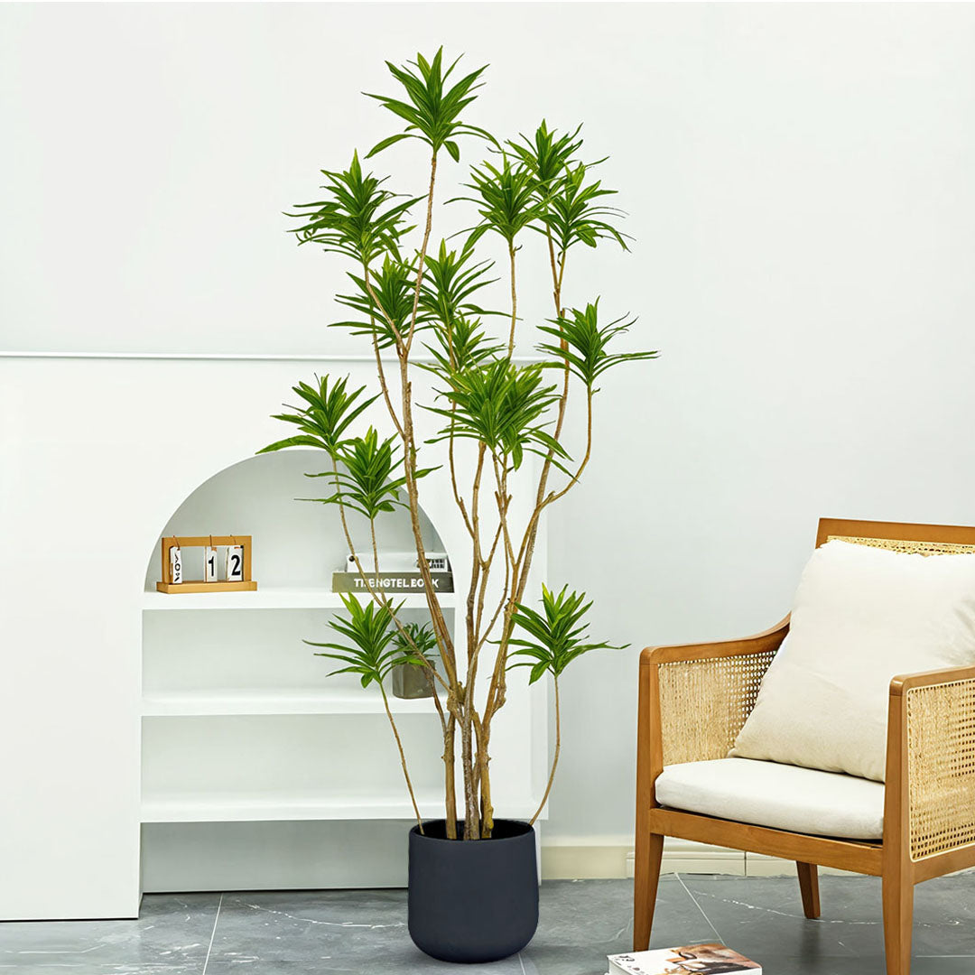 NNEAGS 170cm Lily Bamboo Plant Tree Living Room Artificial Plant Home Accent Decoration